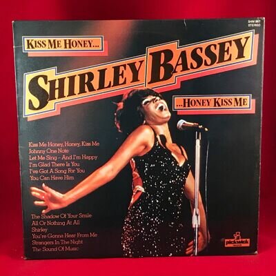 SHIRLEY BASSEY Kiss Me Honey 1968 UK vinyl LP Strangers In The Night record