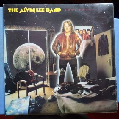 The Alvin Lee Band - Free Fall. Vinyl LP. Lyric sheet. UK Press. VG+