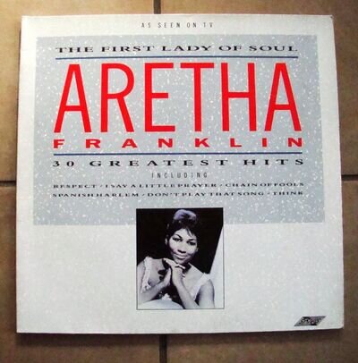 Aretha Franklin 'The First Lady Of Soul' double vinyl LP EXCELLENT CONDITION