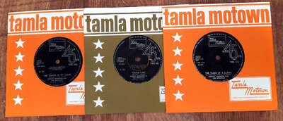 SMOKEY ROBINSON & THE MIRACLES 7" SINGLES X 3 - TMG SERIES.