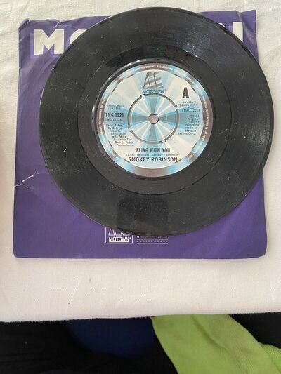 Smokey Robinson – Being With You - 7" Single Motown TMG 2223