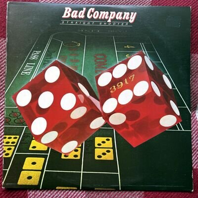 BAD COMPANY - STRAIGHT SHOOTER 1975 ISLAND ILPS 9304 A-1U / B-1U NM UK ORIGINAL