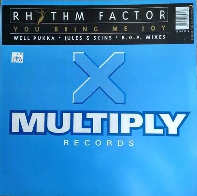 Rhythm Factor . You Bring Me Joy (Mixes) . Multiply Recs [1995] House