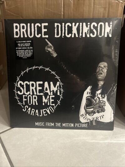 Scream for Me Sarajevo Double LPby Bruce Dickinson Of Iron Maiden New & Sealed