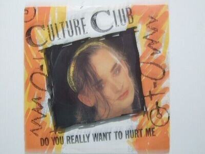 CULTURE CLUB DO YOU REALLY WANT TO HURT ME 7" VINYL SINGLE 1982 VIRGIN RECORDS