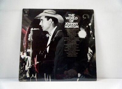 JOHNNY HORTON Dbl LP The world of Johnny Horton 1971 Columbia vinyl