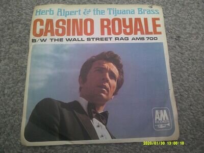 HERB ALPERT & THE TIJUANA BRASS Casino Royale 1967 A&M superb EX