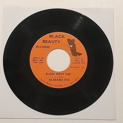 ALABAMA RED Black Disco Girl FUNK Soul Disco 7" Black Beauty Records