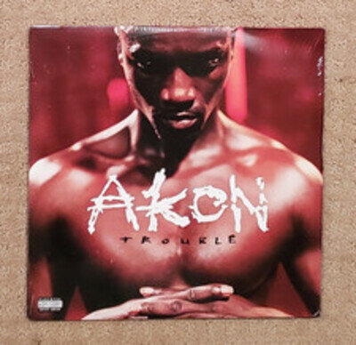 Akon Trouble 2xLP vinyl record album 2003 Universal Records Hip-Hop Funk Soul