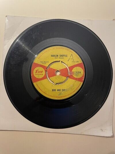 Harlem Shuffle Bob And Earl 7 inch vinyl record Acceptable