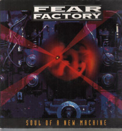 Fear Factory Soul of A New Machine LP vinyl Europe Roadrunner 1992 with inner