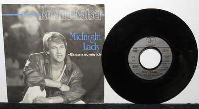 ROLAND KAISER MIDNIGHT LADY/ENGEL HABEN NIEMALS FREI (NM) 108243 45 RECORD