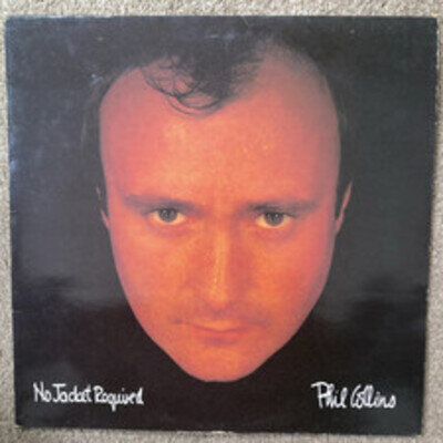 PHIL COLLINS – NO JACKET REQUIRED VINYL LP – UK 1985