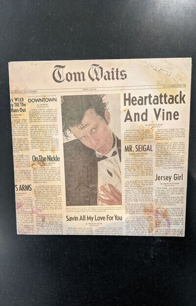 Tom Waits – Heartattack And Vine Vintage Vinyl LP Record