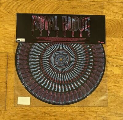 Royal Blood Typhoons LP vinyl UK Warner 2021 zoetrope pic disc LP Numbered