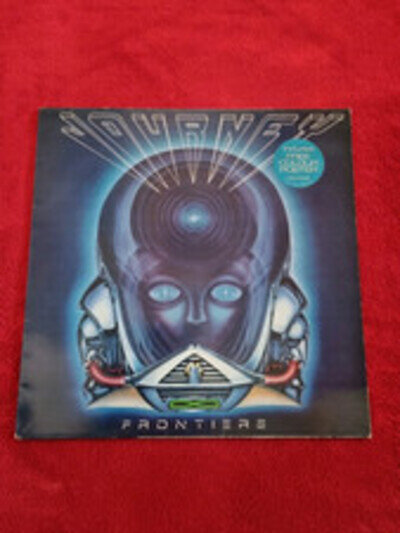 JOURNEY - FRONTIERS VINYL LP 80' S HAIR ROCK RARE INC POSTER