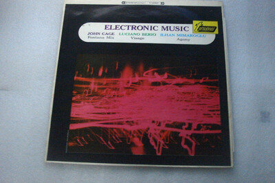 F3-JOHN CAGE/Luciano Berio/Ilhan Mimaroglu–Electronic Music-UK LP-1967-EX-STEREO