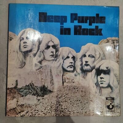 DEEP PURPLE - DEEP PURPLE IN ROCK NO EMI HARVEST G/F UK LP 1970 A2/B1