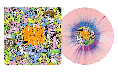 Neck Deep - Neck Deep Pink w/ Blue & Purple Splatter [Cotton Candy]