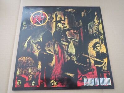 SLAYER -REIGN IN BLOOD- AWESOME RARE PRESS UK LP VINYL SODOM EXODUS THRASH