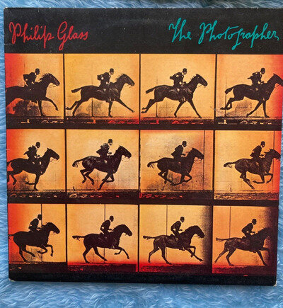 Philip Glass The Photographer 1983 1st press Epic + insert EPC 25480