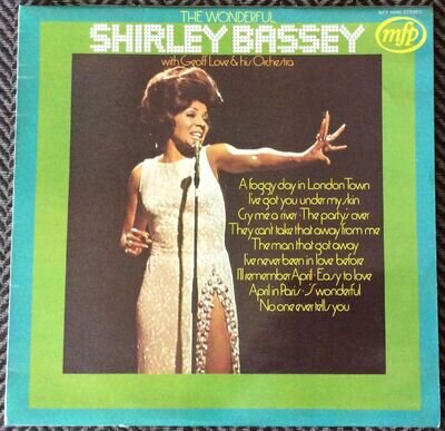 SHIRLEY BASSEY,THE WONDERFUL SHIRLEY BASSEY,VINTAGE LP 33,EXCELLENT.CONDITION.