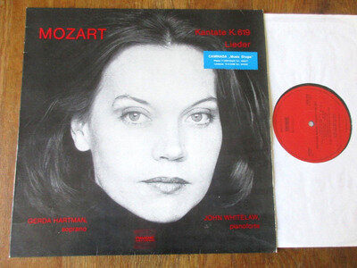 Mozart - Cantata & Lieder / Hartman / Whitelaw / Pavane ADW 7019 Ed1 Holland NM