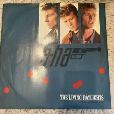 A-Ha - The Living Daylights 12" Vinyl, 1987 – James Bond, Excellent Condition