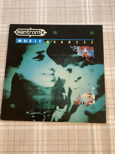 Mantronix Music Madness Vinyl Lp UK 1st Press 1986 VG/ VG