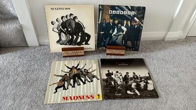 MADNESS - Rise & Fall/Absolutely/One Step Beyond/7 - 4 x LP Lot Ska/2-Tone EX/VG