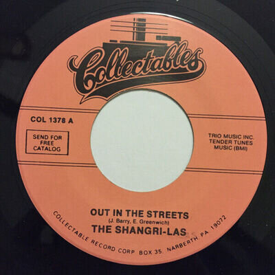 The Shangri-Las - Out In The Streets US - 7"