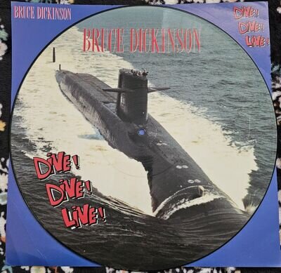 Bruce Dickinson Dive Dive! Dive! Limited Edition Vinyl Picture Disc iron maiden