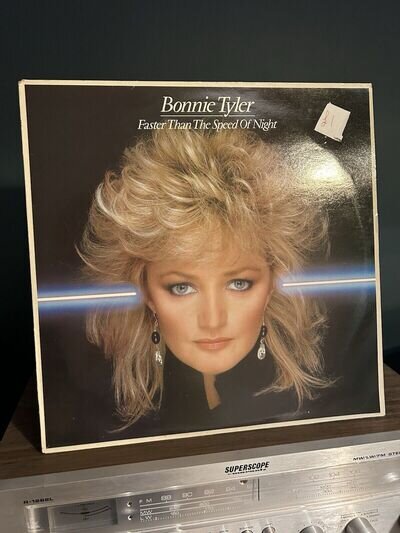 Bonnie Tyler- Faster Than The Speed Of Night 12” LP Vinyl