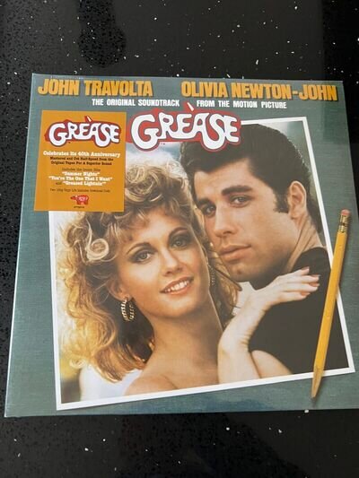 Grease VINYL 40th Anniversary 2 x LP VINYL NEW SEALED