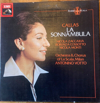 MARIA CALLAS in La Sonnambula Teatro alla Scala ANTONINO VOTTO conductor