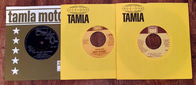 SMOKEY ROBINSON 7" SINGLES X 3 - 1 U.K. TMG SERIES - 2 U.S.A. TAMLA LABEL.