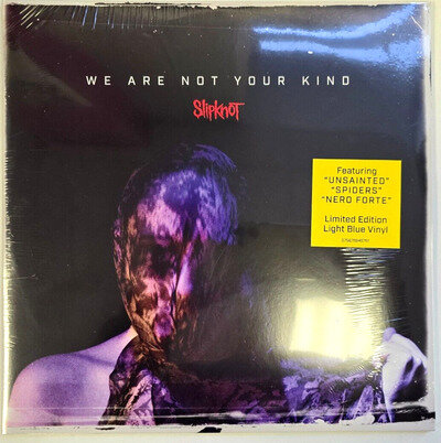 Slipknot We Are Not Your Kind LP album vinyl record limited 2 x Blue light 2022