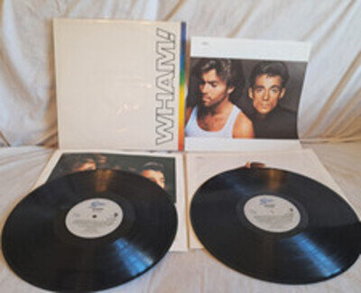 WHAM! ~ The Final Dbl 1986 EU dble LP cw inners/poster 88681 EX/EX/EX See pics