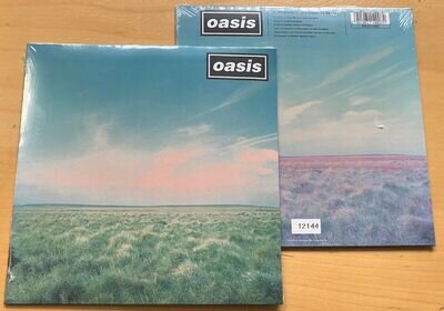 OASIS 7" Whatever BLUE & PINK Splatter COLOURED VINYL Ltd 30th Anniversary NEW