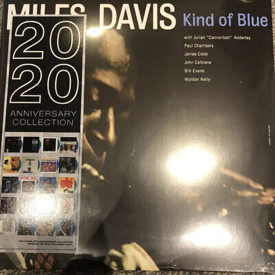 Miles Davis - Kind Of Blue 2020 ltd Blue Vinyl LP - New & Sealed DOL725HB