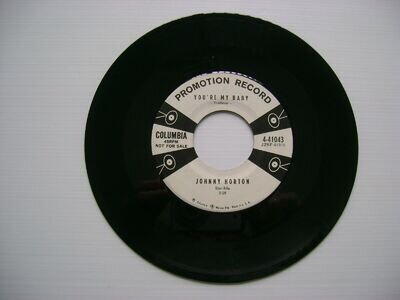 JOHNNY HORTON - YOU'RE MY BABY / LOVER'S ROCK - PROMO ROCKABILLY