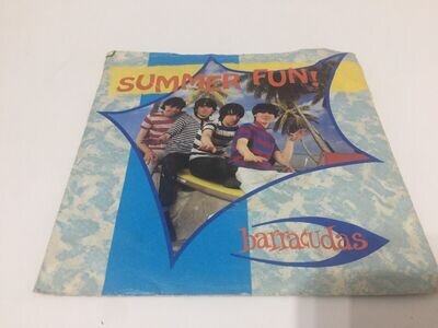 BARRACUDAS SUMMER FUN 7" VINYL RECORD 1980