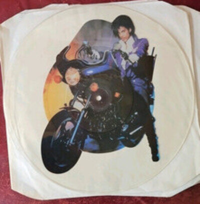 Prince Purple Rain UNCUT 7" Vinyl Picture Disc UK 1984 (12 ")