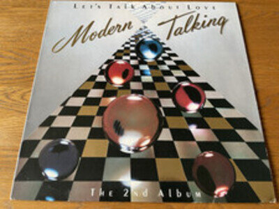 Modern Talking Lets Talk About Love Vinyl Gold Embossed Sleeve