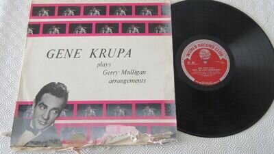 Gene Krupa Plays Gerry Mulligan Arrangements LP 1959 **GOOD/VG+**