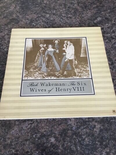 Rick Wakeman - Six Wives Of Henry Vlll Gatefold Lp Record Nice Condition 1973