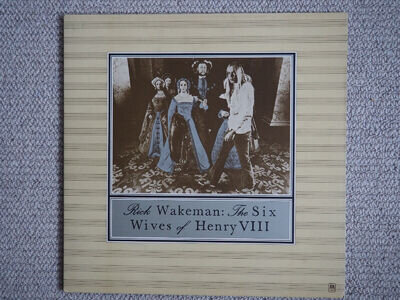 Rick Wakeman – The Six Wives Of Henry VIII vinyl LP on A&M AMLH 64361