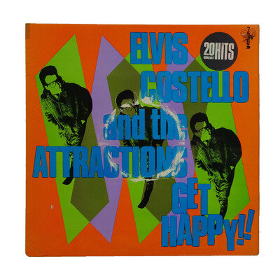 Elvis Costello Get Happy UK LP 1980 XXLP1 VG/VG