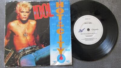 Billy Idol Hot in the City 7" 1985 **GOOD+/VG+**