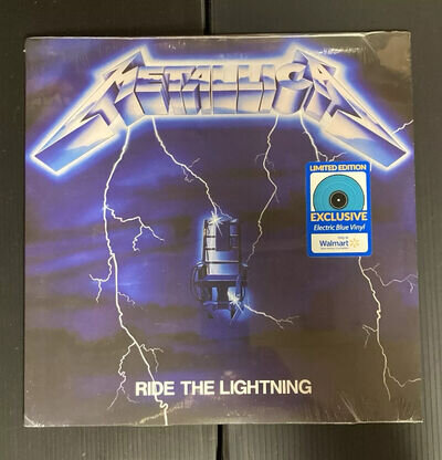 Metallica Ride the Lightning (Vinyl) 12" Electric Blue Vinyl (Limited Edition)